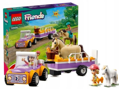  LEGO Friends 42634 Pferde- und Ponyanhänger