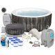 Whirlpool, Garten-Whirlpool Bestway runder aufblasbarer Hydromassage-Pool 669 l + 11 weitere Produkte