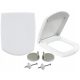  Estiva C Toilettensitz, weißer Duroplast