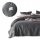 WEICHE DECKEN-STECKERHÜLSE FÜR EIN Room99 Tagesdecke aus Polyester, 240 cm x 260 cm, Grautöne