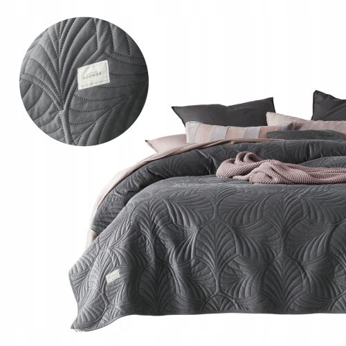 WEICHE DECKEN-STECKERHÜLSE FÜR EIN Room99 Tagesdecke aus Polyester, 240 cm x 260 cm, Grautöne