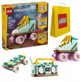    LEGO Creator 3 in 1 31148 Retro-Rollschuhe + LEGO 6315792 PAPIERBEUTEL VP MEDIUM M 34X41X10 TE