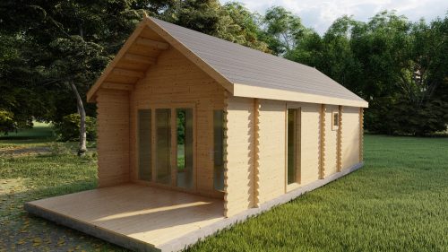 Gartenhäuser und Werkzeuge Alpina Gartenhaus 870 x 400 cm