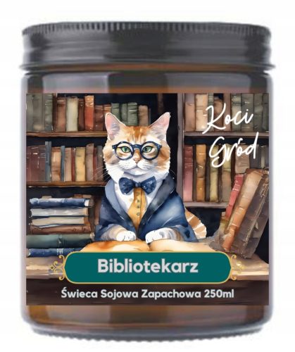 Kerzen Duftende Sojakerze BIBLIOTEKARZ Koci Gród 1 Stk.
