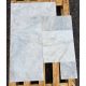 Mugla White Tumbled French Pattern Set Marmorfliesen – weiß – Puzzle