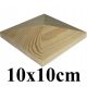  Vordachdach auf einem 10 cm hohen Holzpfosten - Pyramide