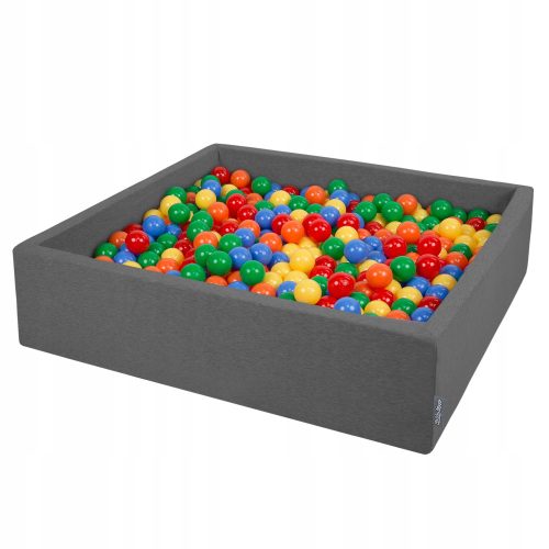  Trockenbecken KiddyMoon 120-KW30D-248 grau 30x120 cm 300 Bälle