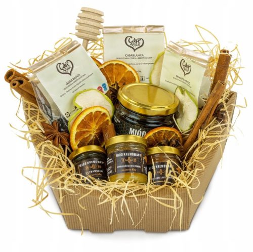  GESCHENKKORB Tee-Honig-Set ECO-Geschenk