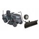 Gartentraktormäher MTD Anthrazit Power-Liner 92 Gartentraktor + MTD OEM-190-833 Schneepflug