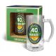  Maultier als Geschenk zum 40. Geburtstag. 40. Ein perfekter Tag für gutes Bier