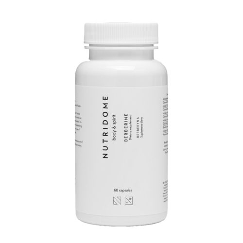 Berberin NUTRIDOME HCL – Unterstützung für Cholesterin-, Zucker- und Blutdruckmanagement, 60 Kapseln