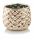  Blumentopf 13 x 14 cm Keramik gold