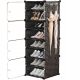  MAXXLLC Schuhschrank 42 x 128 x 32 cm schwarz