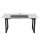  Rechteckiger Schreibtisch Ultradesk 160 x 75 x 116 cm weiß, schwarz