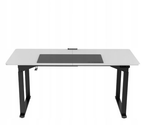  Rechteckiger Schreibtisch Ultradesk 160 x 75 x 116 cm weiß, schwarz