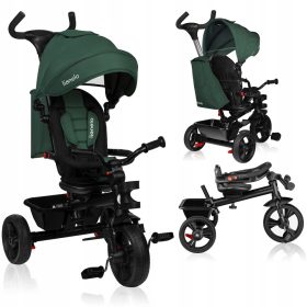  Lionelo Haari Dreirad Fahrrad Schwarz, Blau