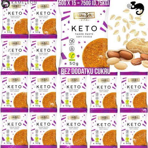 Keto Weiche Tahini-Kekse von Frank&Oli - Ohne Zuckerzusatz, Glutenfrei