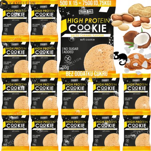 Frank&Oli Salted Caramel High-Protein Weiche Kekse 750g