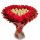 Süßer Herzstrauß mit Ferrero Rocher und 18 Rosen Geschenk zum 18. Geburtstag