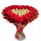  Süßer Herzstrauß mit Ferrero Rocher und 18 Rosen Geschenk zum 18. Geburtstag