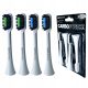  4x Spitzen für Seysso Oxygen Gold White Basic, weiße Ersatzköpfe