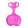  Schneeschlitten, robuster Winter-Spielzeugschlitten mit beweglichem Sandgriff, rosa-rote Farbe