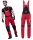 Ardon 4Xstretch lange Arbeitshose, rot H6612/52, Größe 52 + MagrosBHP-LOGO-Aufkleber