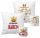 Coole, lustige Gadgets Set bestehend aus 2 Kissen und 2 Tassen mit bedrucktem Geschenk