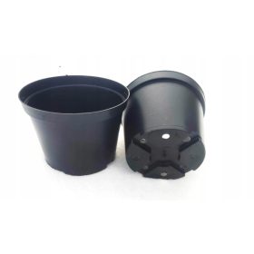    Zoigarden Blumentopf 22,8 cm x 22,8 x 17,4 cm Durchmesser 22,8 cm Kunststoff schwarz