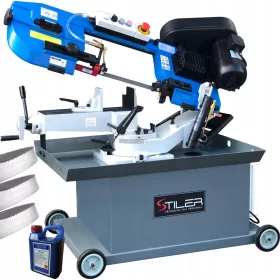   BANDSÄGE STILER 712R METALLSCHNEIDEMASCHINE 400 V 210 MM 3 KOSTENLOSE BÄNDER