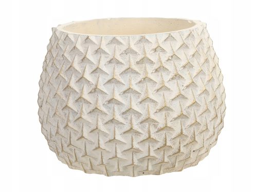  Decken Sie 16 cm cremefarbenen Beton mit Gelb- und Goldtönen ab