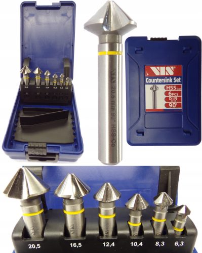 FASENSENKERSATZ 6,3-20,5 HSS-E Co 05
