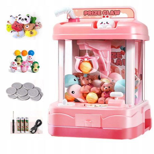 Kinder-Klauenmaschine, Familienspielzeug, spannendes Spiel, Mini, elektronisch, Rosa