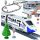  RIESIGE Warteschlangen-Zuggleise, Tunnel, elektrisches Eisenbahngleis, 9 m + Waggons