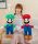  SET 2x MEGA GROßER SUPER MARIO LUIGI KUSCHEL-TEDDYBÄR TEDDYBÄR 60cm