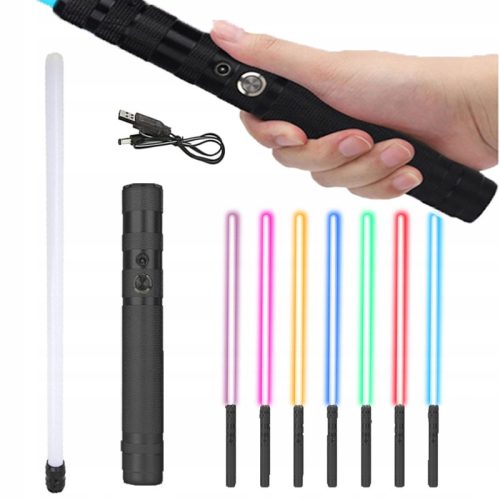  STAR WAR LICHTSCHWERK SOUND LEUCHTENDER 80CM SPIELZEUGMETALL-RGB-GRIFF