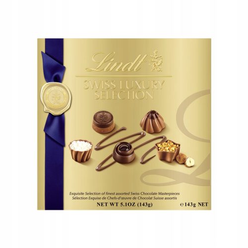 Lindt Swiss Luxury Selection - Exquisite Schweizer Pralinen, 143g