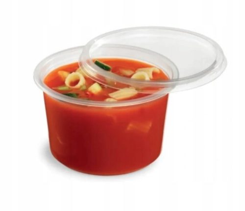Einweggeschirr BEHÄLTER + DECKEL FÜR SUPPESSEN 500ml 50St