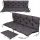  Lazur Kissen 116 x 170 x 15 grau