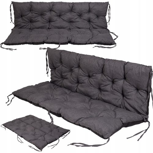  Lazur Kissen 116 x 170 x 15 grau