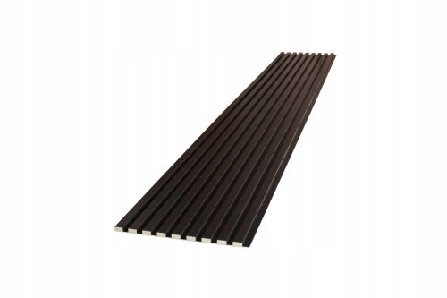 Wandlamellen auf HDF-Platte – 275 cm x 40,5 cm – SCHWARZ 905