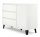  TopEshop Scandi 1D3S Kommode 110 x 39 x 78,5 cm weiß weiß