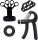  Set mit 4 UptVin-Handtrainingsgeräten