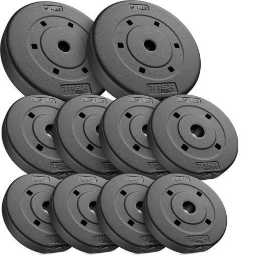  Satz Plattenlasten, Bitumenlastscheibe 20kg Trex Sport