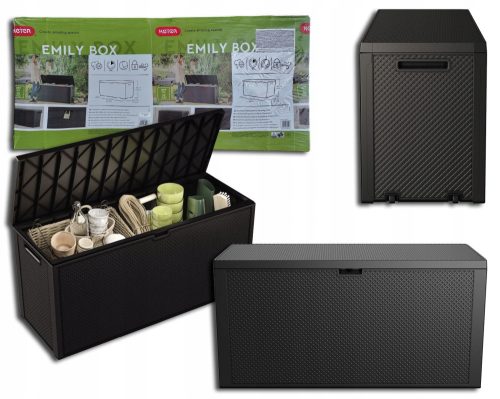 Gartenbox Kunststoff-Gartenbox, 280 l, grau