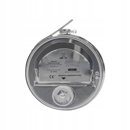 Runder Schornsteinzugregler FI 150 W1 Kamindruckregulierung