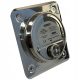 Schornsteinzugdruckregler mit quadratischem Rahmen 140 x 140 mm Schornstein
