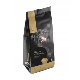  1Hunde-Trockenfutter für Kalbfleisch, 12 kg