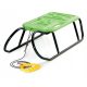  PROSPERPLAST LITTLE BEETLE Große Schlittenrutsche, Seil, Kufen für Kinder, grün