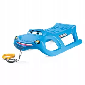    PROSPERPLAST ZIGI-ZET Schlittenrutsche, Kabel, Kufen, blaues Auto